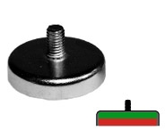 Magnetpro 6 Stück Rechteckmagnete 20 KG Kraft 40 x 13,5 x 5 mm mit Gegenstücke und Senkloch Haushalt und Industrielle Topfmagnet mit Schrauben