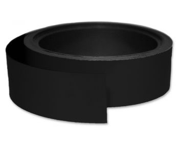 Kennzeichnungsband magnetisch, 40 mm Breite, Meterware, Schwarz