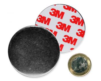 Metallscheibe Ø 50 mm selbstklebend verzinkt