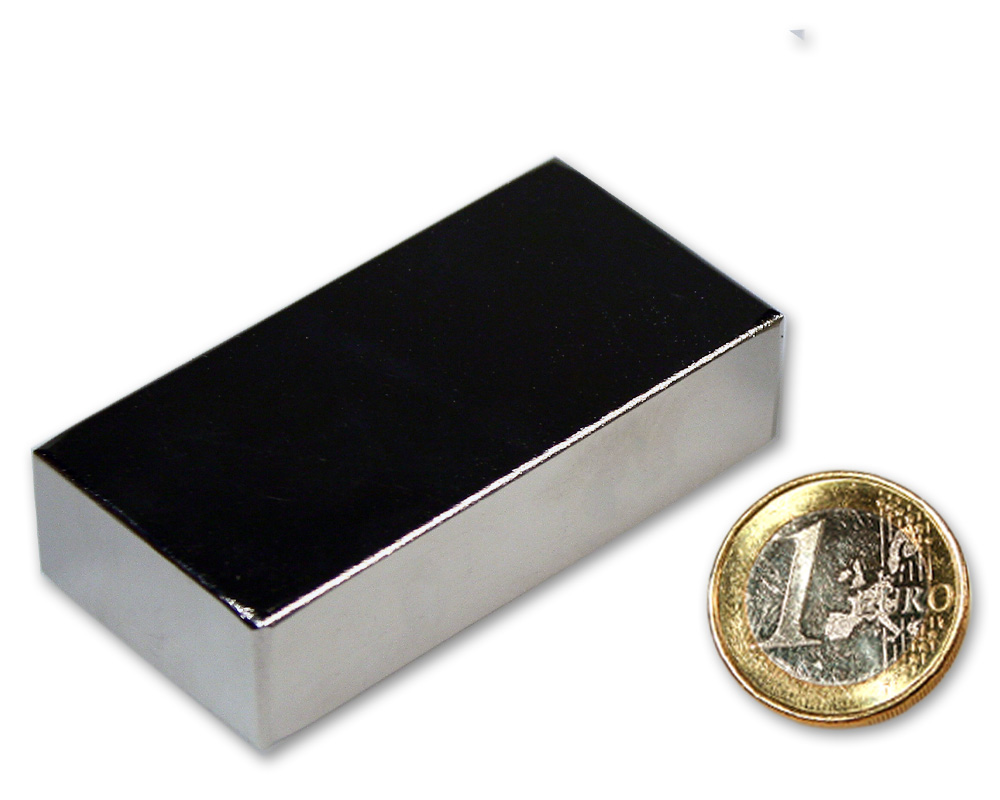 70x70x20mm Grade N52 Power Magnet bester Preis Neodym Quadermagnet vernickelt 
