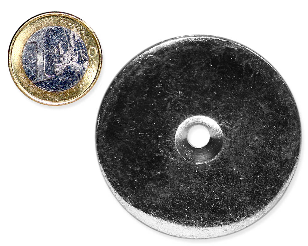 Metallscheibe Ø 50 mm Magnethaftgrund Anschrauben