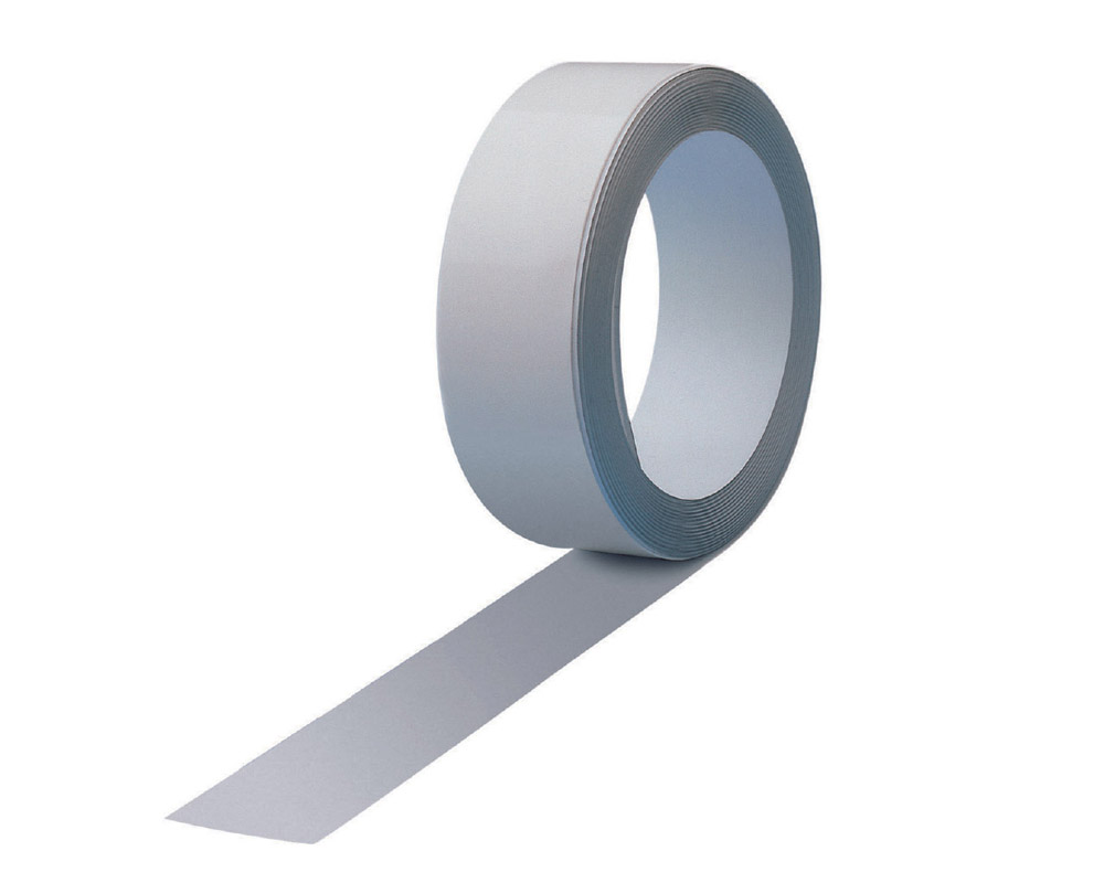 Ferroband Eisenband selbstklebend weiß matt Rolle 0,6mm x 20mm x 10m flexible 