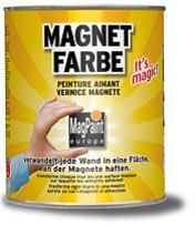 MagnetFarbe - Magpaint - magnetische Wandfarbe 2,5 L