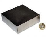 Quadermagnet 100,0 x 100,0 x 30,0 mm Neodym N52 vernickelt - hält 750 kg