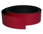 Kennzeichnungsband magnetisch, 40 mm Breite, Meterware, Rot