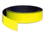 Kennzeichnungsband magnetisch, 30 mm Breite, Meterware, Gelb