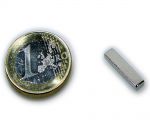 Quadermagnet 18,0 x 4,0 x 2,0 mm Neodym N45 vernickelt - hält 1,0 kg