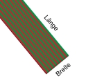 Magnetband einseitig selbstklebend 100 mm x 1,5 mm je 1m